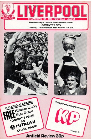 Match programme